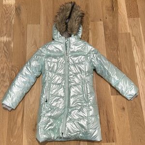 Lands End metallic winter coat